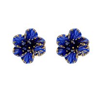 Orecchini Urania Preziosi Donna Flora in Acciaio ORFLO3002BLU - ORFLO3002BLU